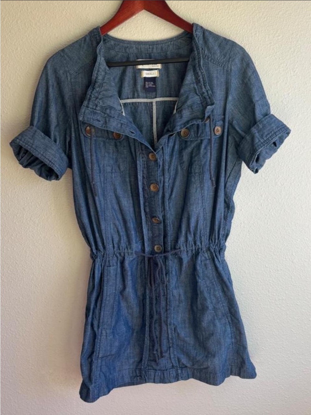 Casual Blue Denim Dress